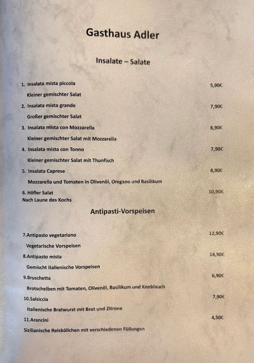 Speisekarte photo 4