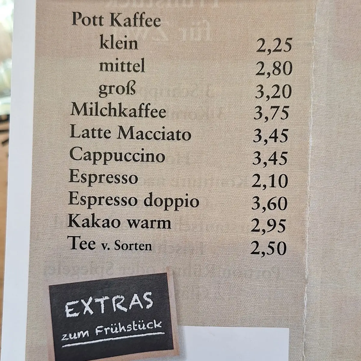 Speisekarte photo 2
