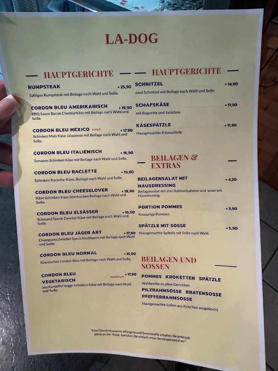 Speisekarte photo 3