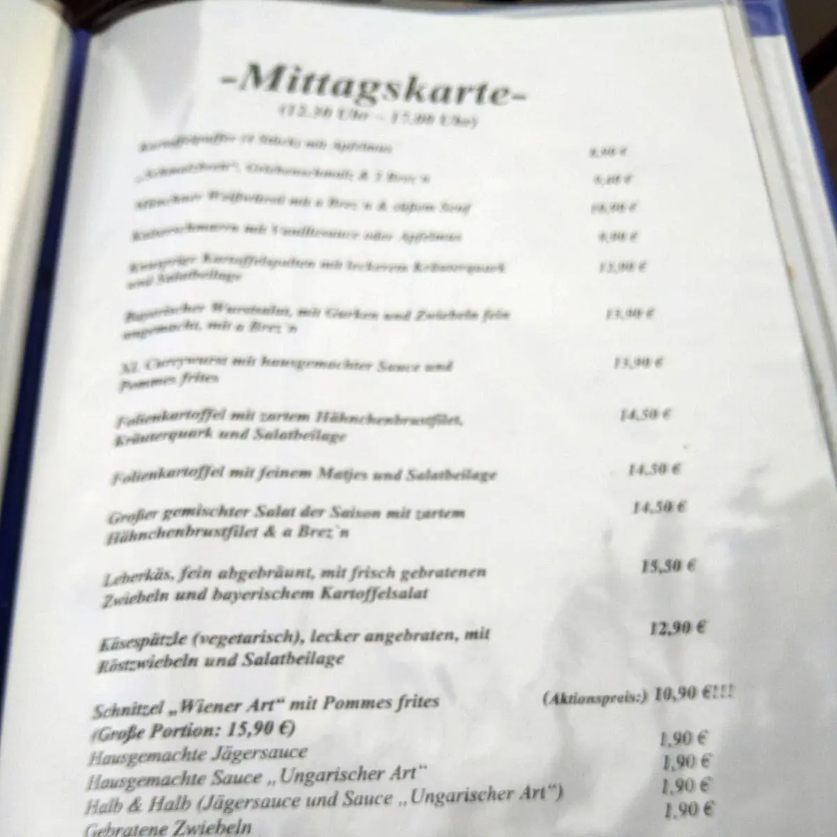 Speisekarte photo 5