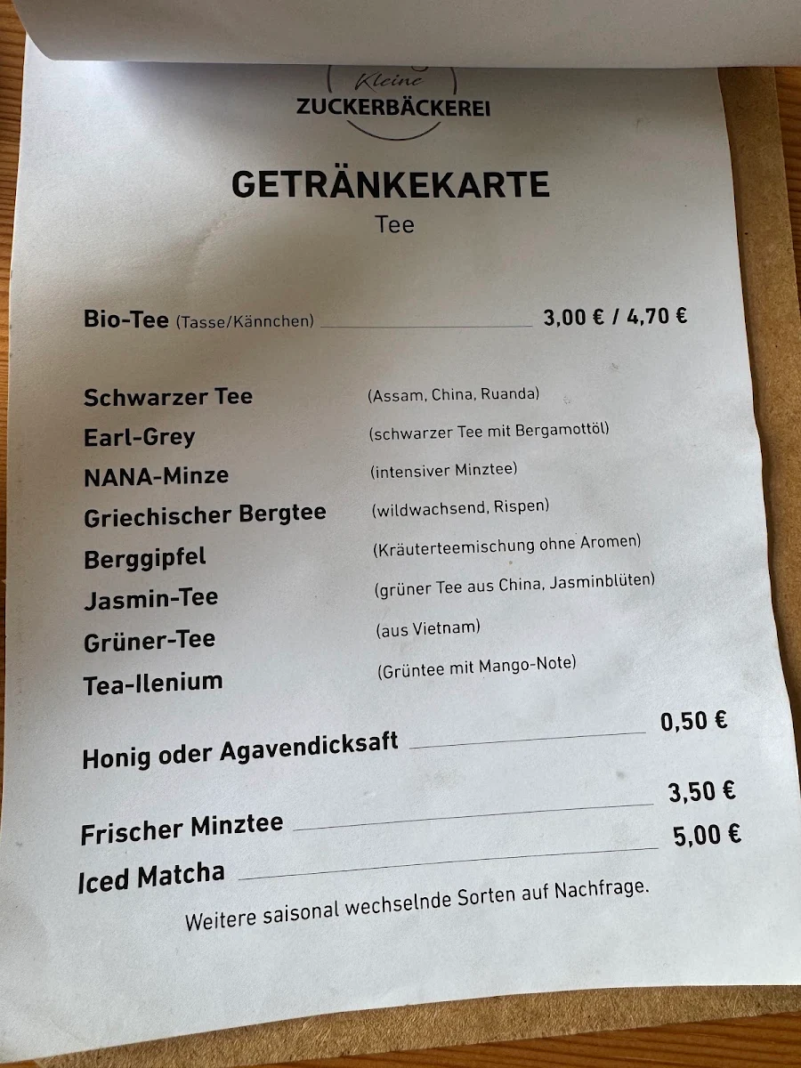 Speisekarte photo 1