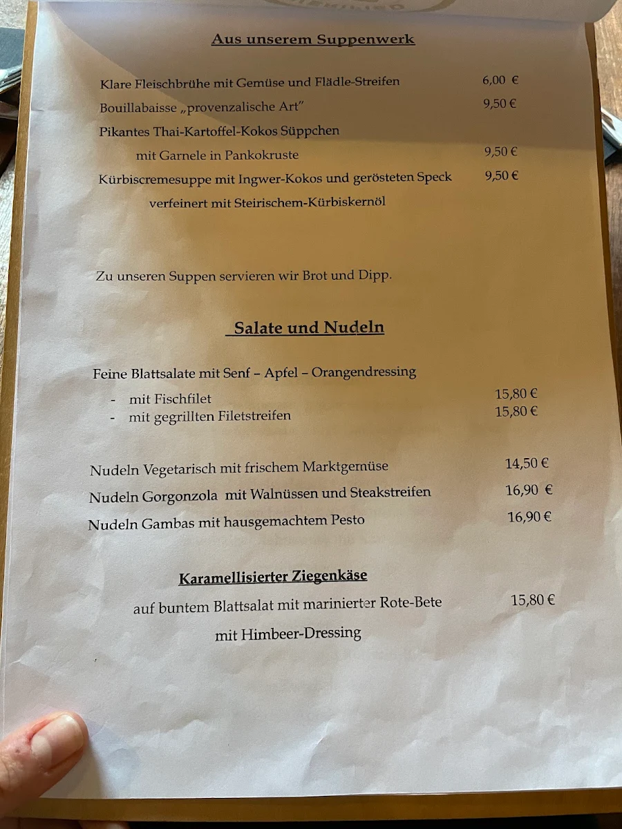 Speisekarte, Cumsalis