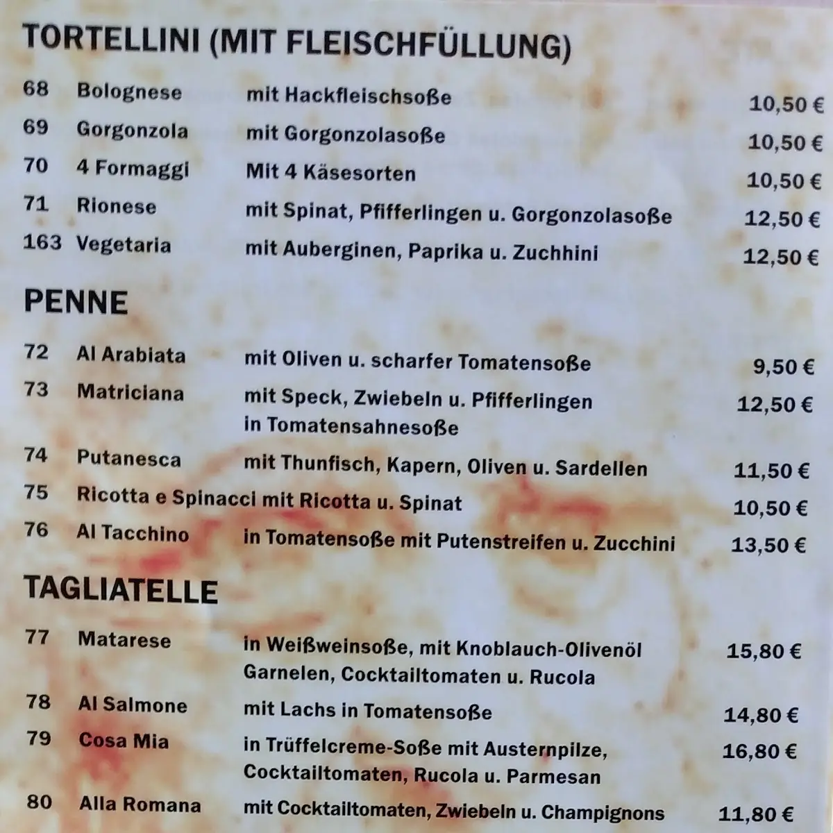Speisekarte photo 5
