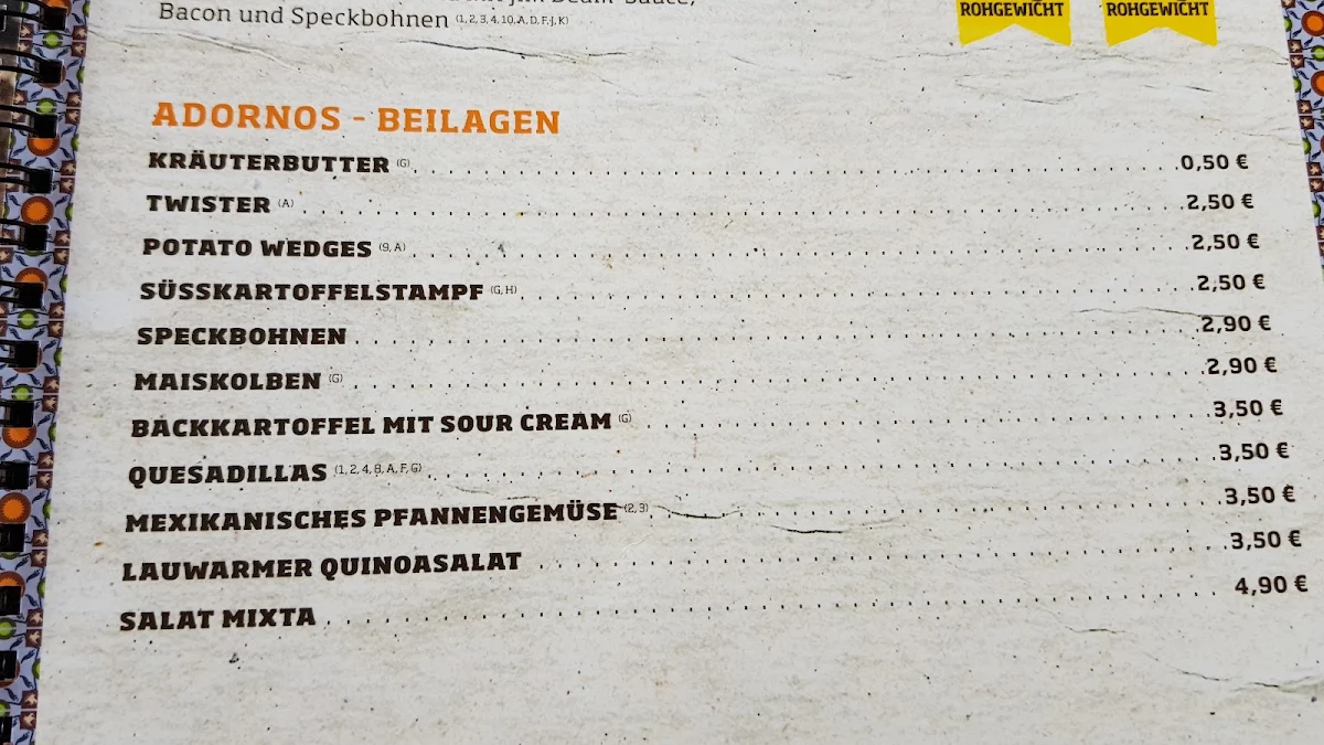 Speisekarte photo 6
