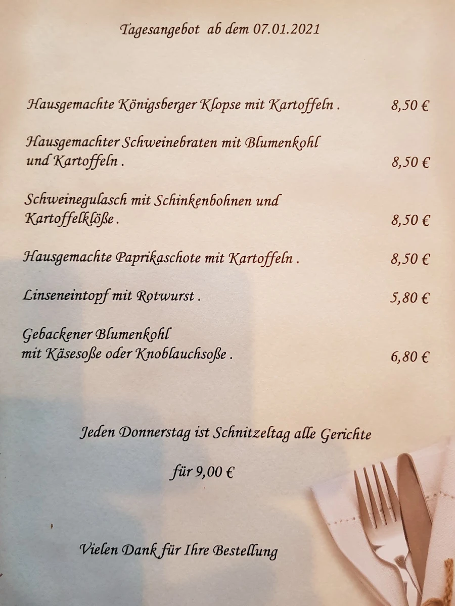 Speisekarte photo 2