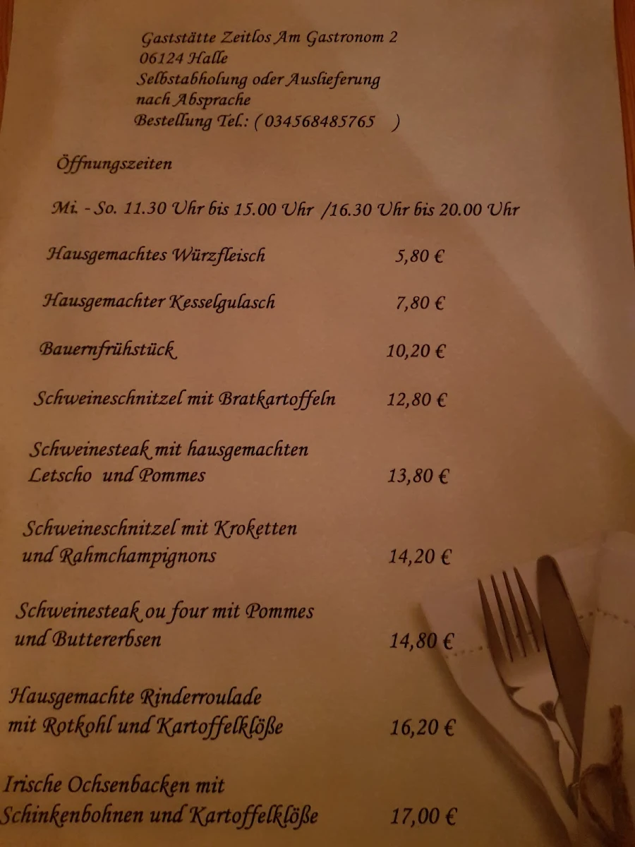 Speisekarte photo 4