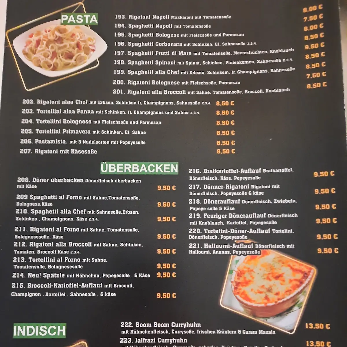 Speisekarte photo 5