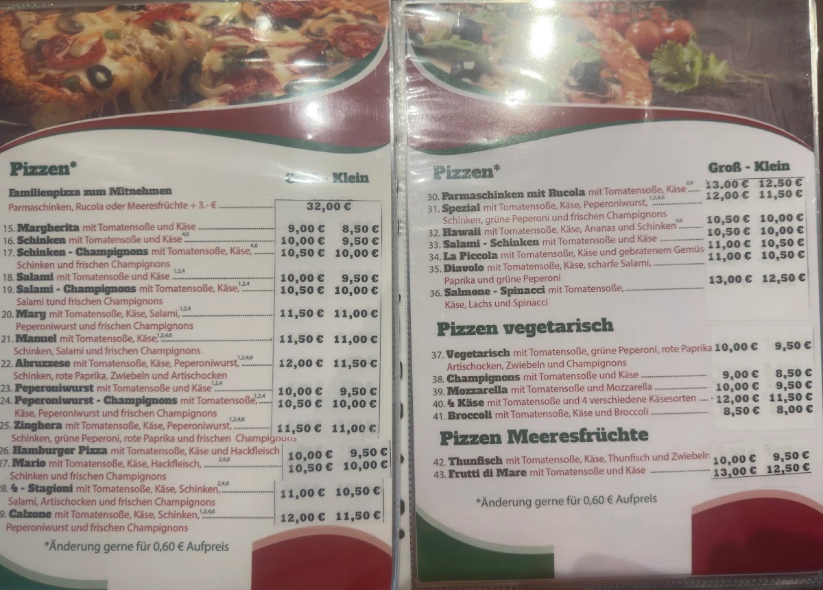 Speisekarte photo 2