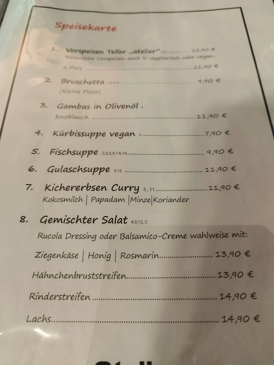 Speisekarte photo 1
