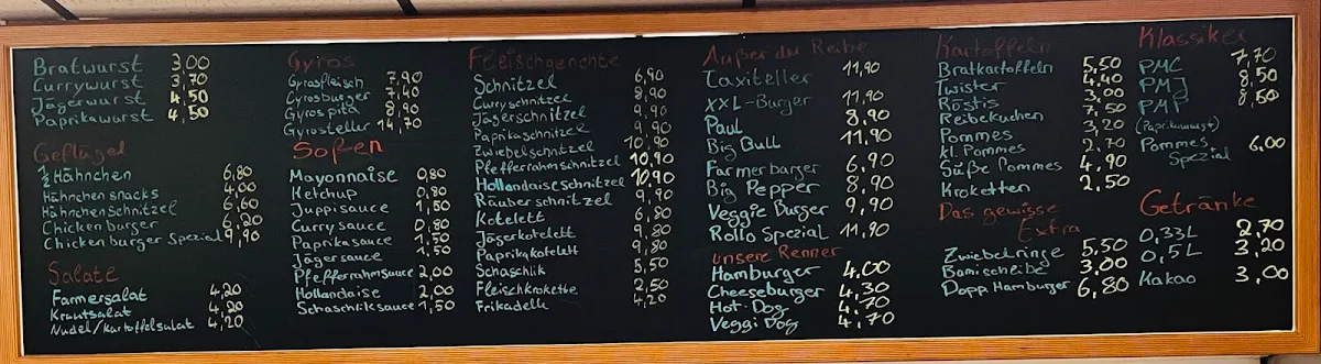 Speisekarte photo 2