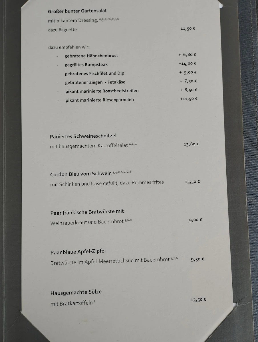 Speisekarte photo 5