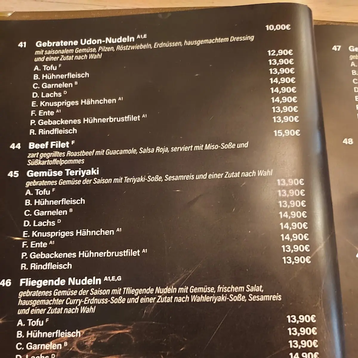 Speisekarte photo 5