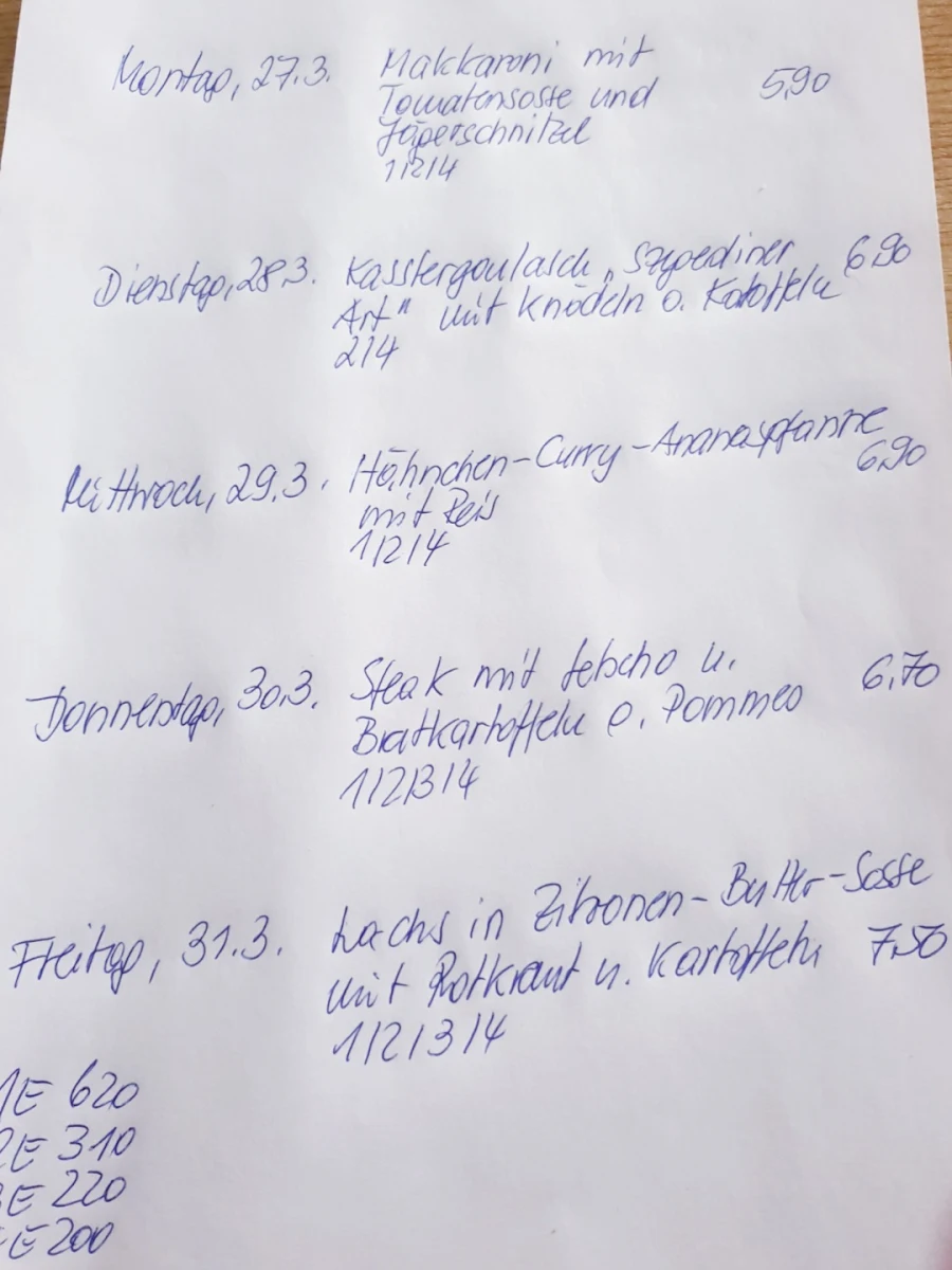 Speisekarte photo 4