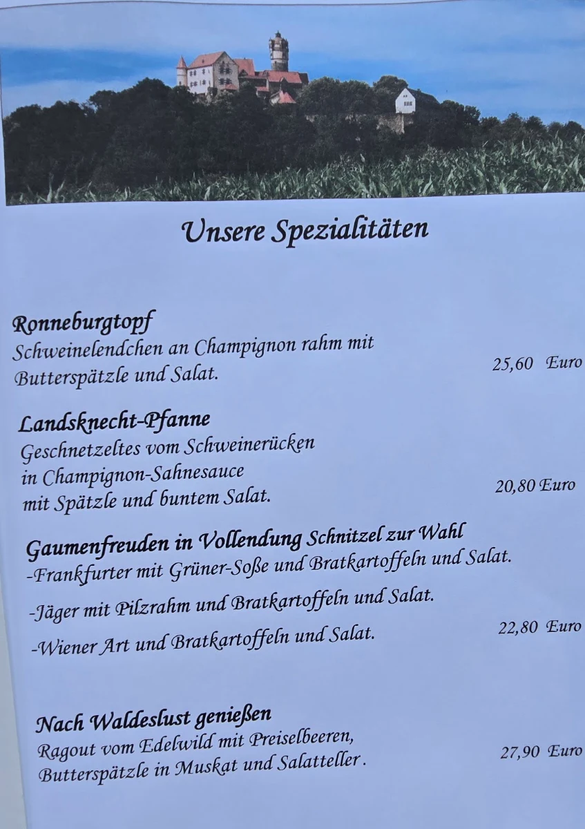 Speisekarte photo 1