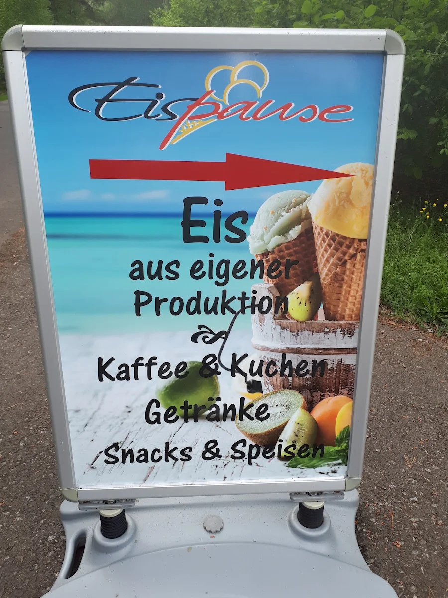 Speisekarte, Café Eispause