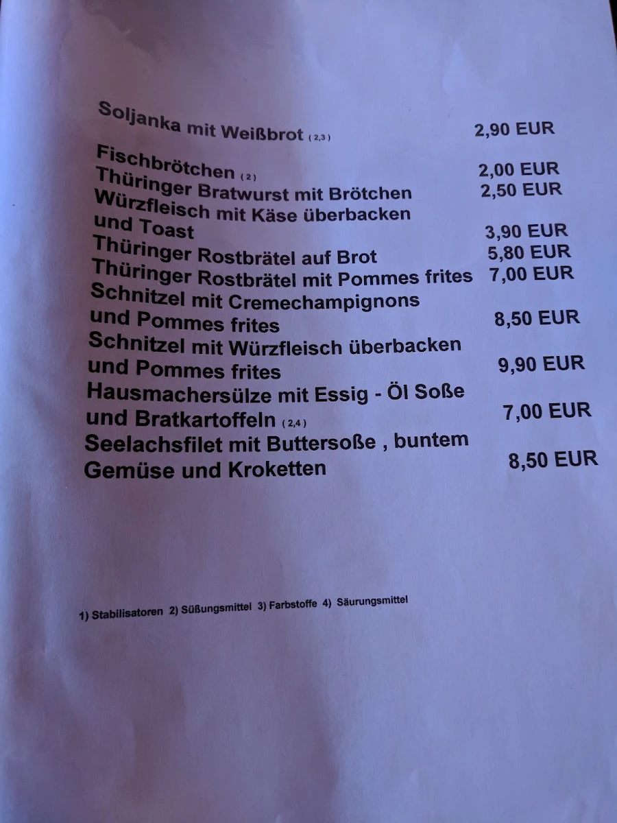 Speisekarte photo 2