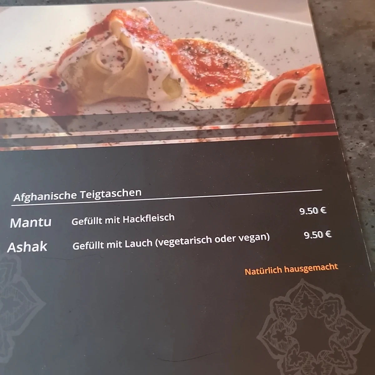Speisekarte photo 3