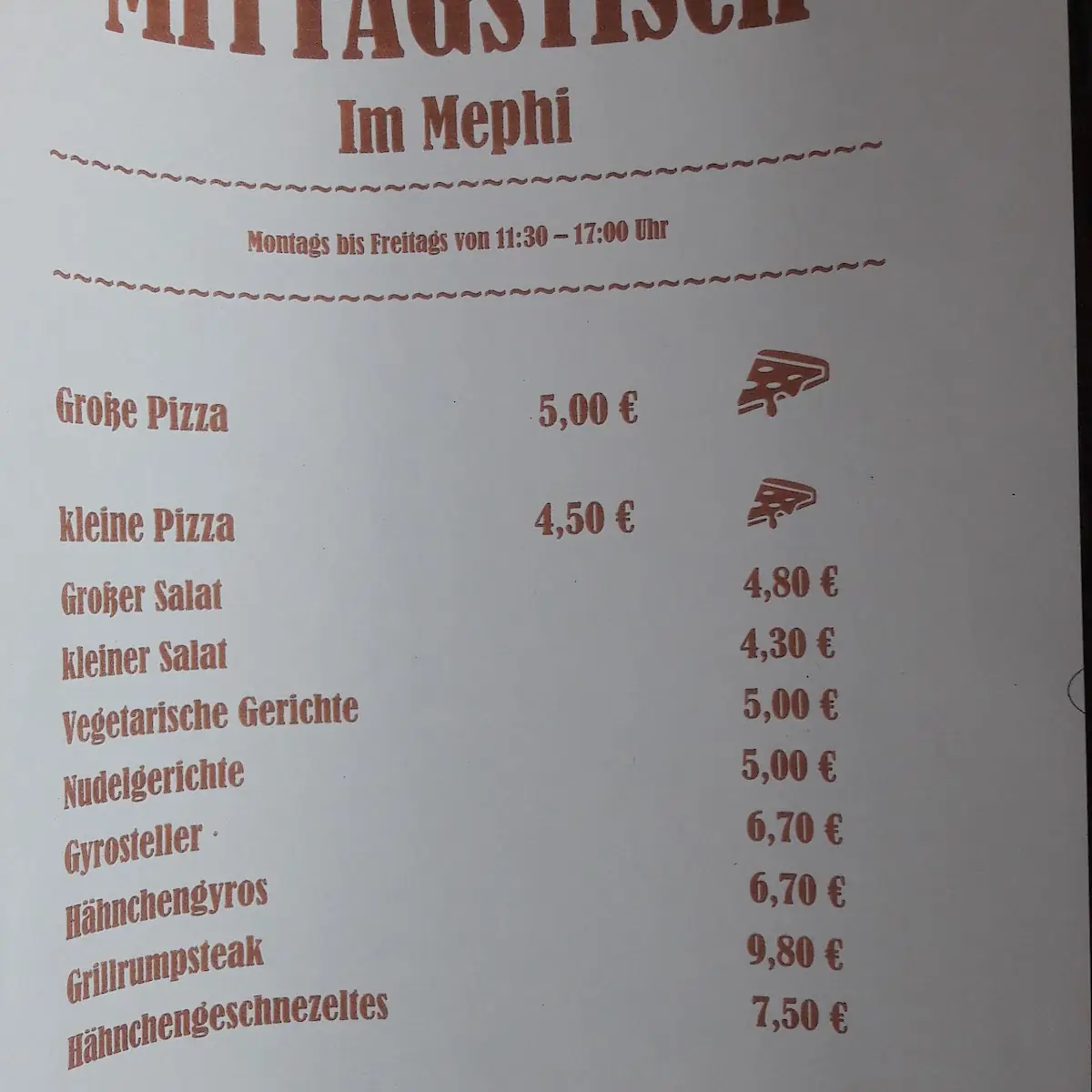 Speisekarte photo 2