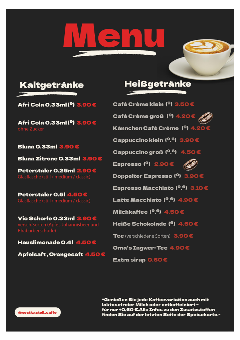 Speisekarte photo 2