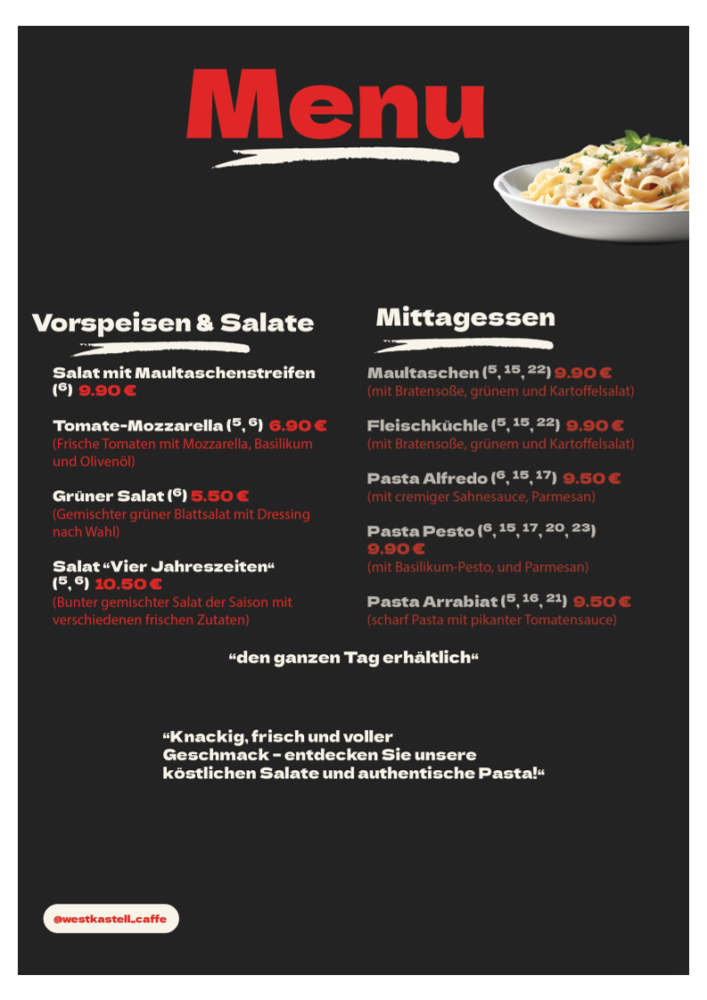 Speisekarte photo 3