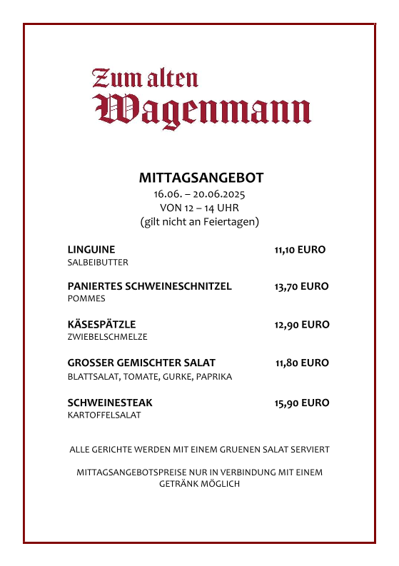 Speisekarte photo 5