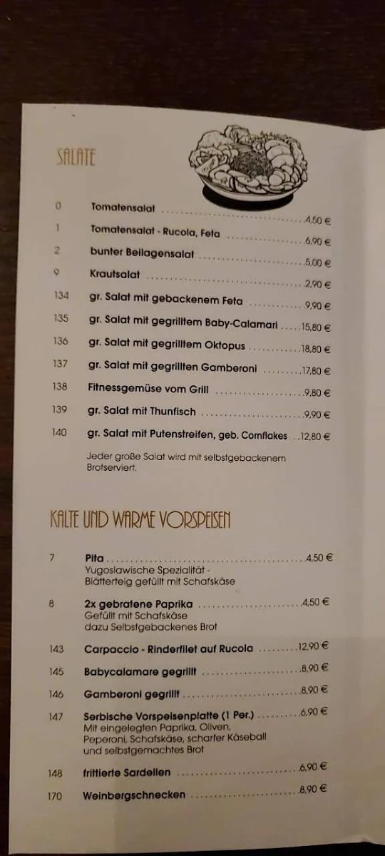 Speisekarte photo 1