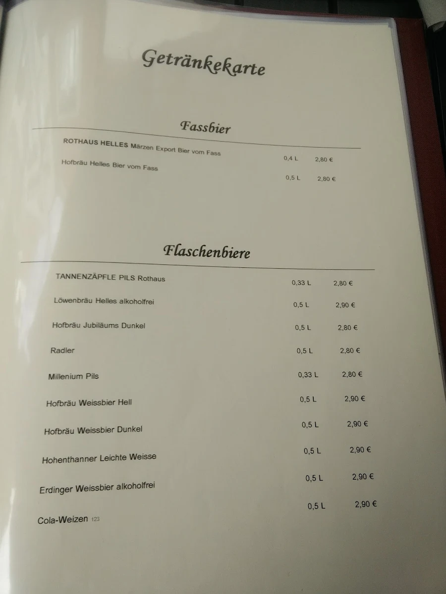 Speisekarte photo 4