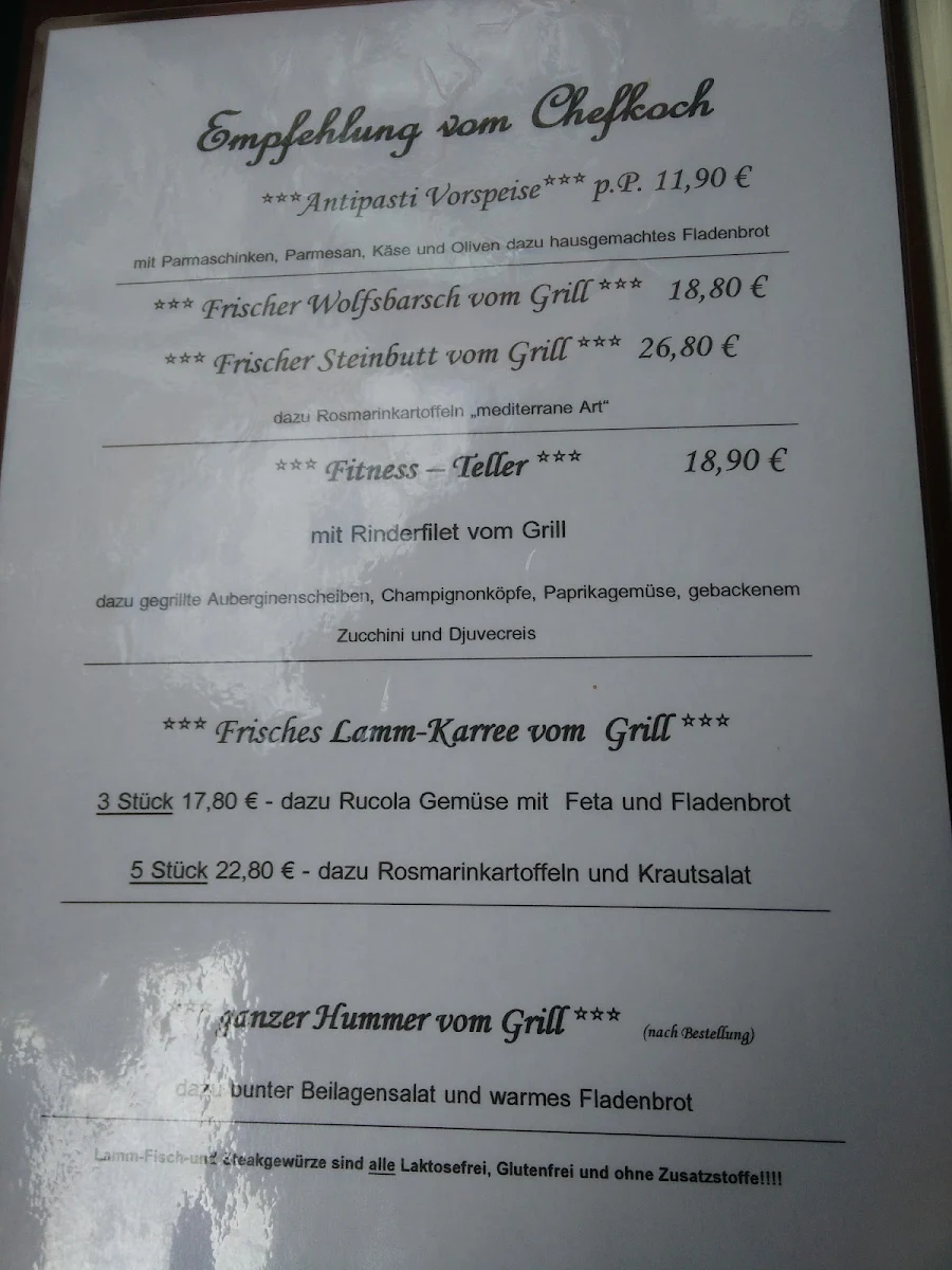 Speisekarte photo 5