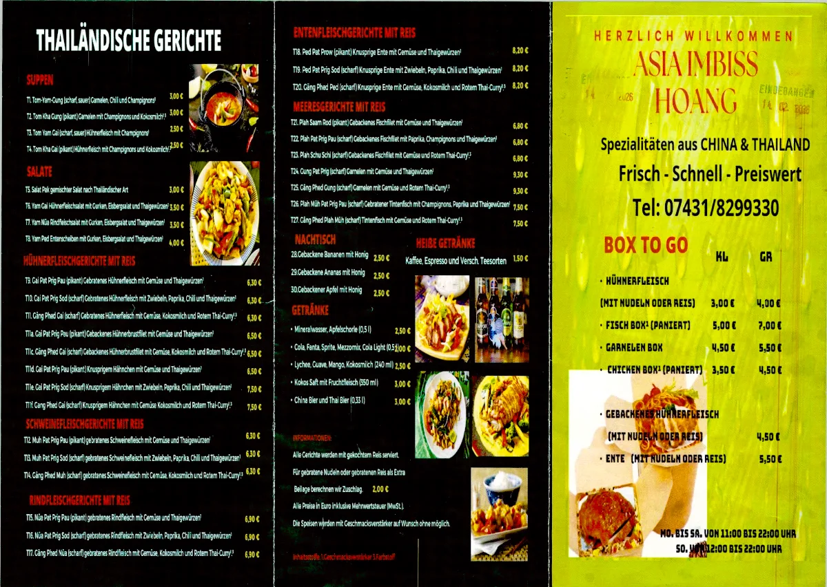 Speisekarte photo 2