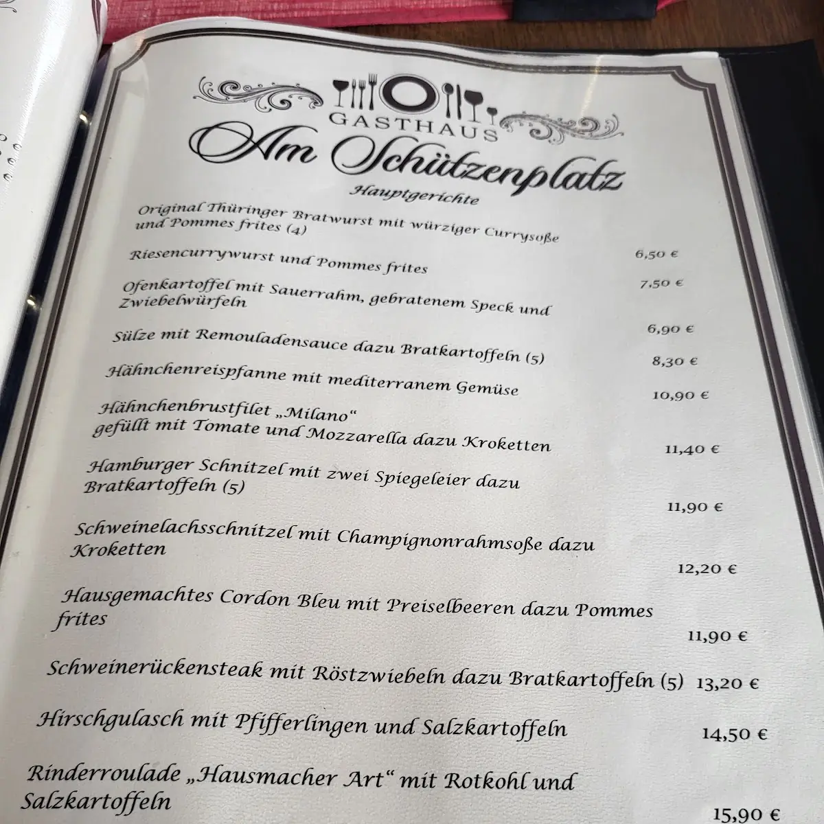 Speisekarte photo 1