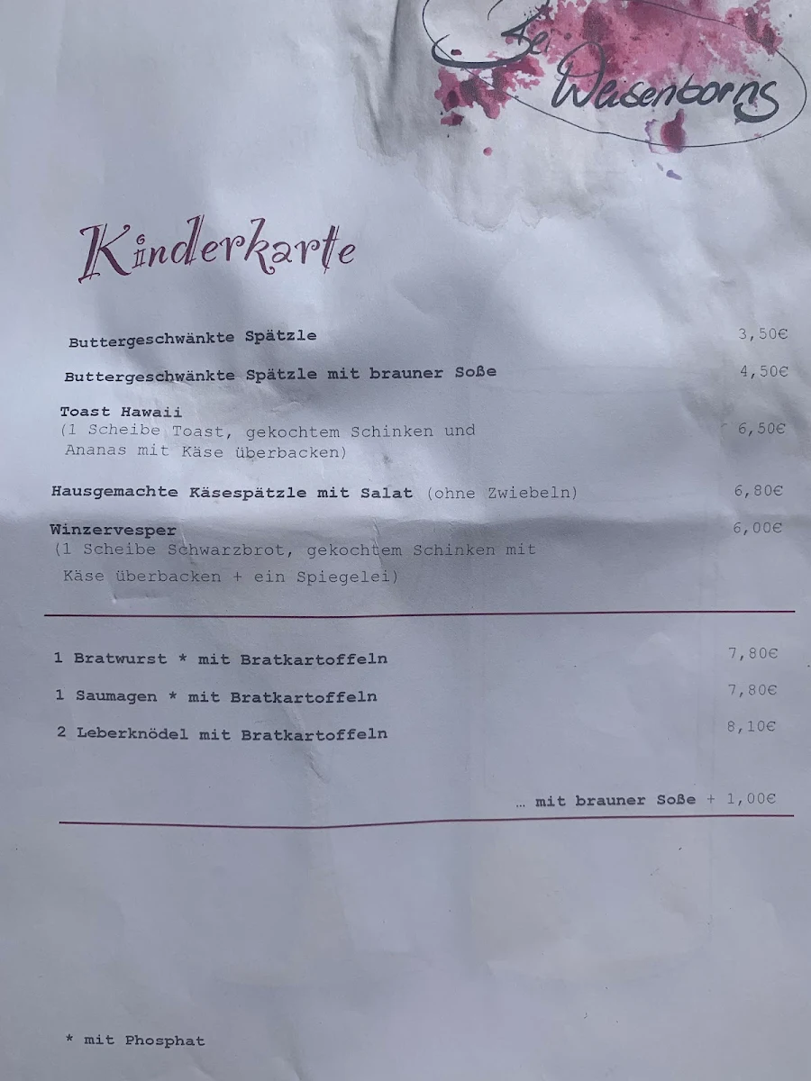 Speisekarte photo 2