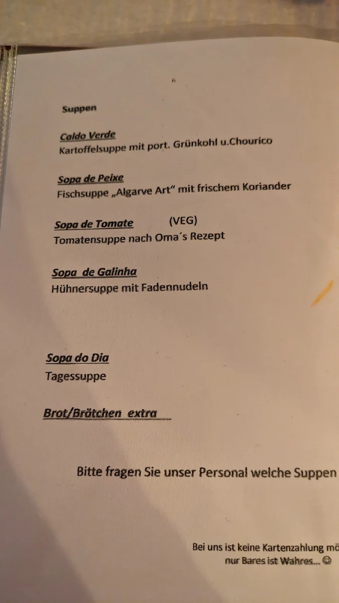 Speisekarte photo 5