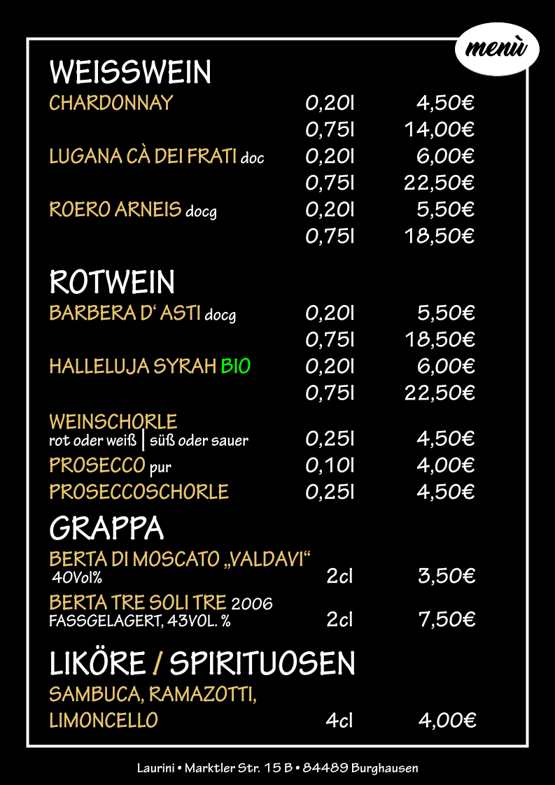 Speisekarte photo 8