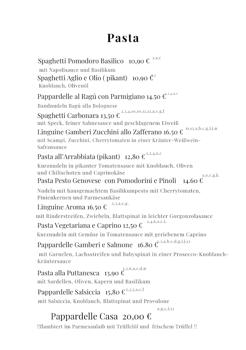 Speisekarte photo 5