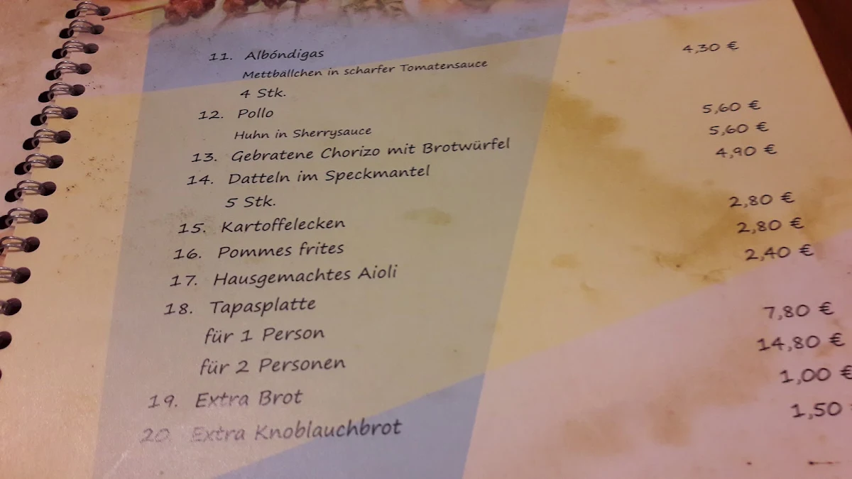 Speisekarte photo 3