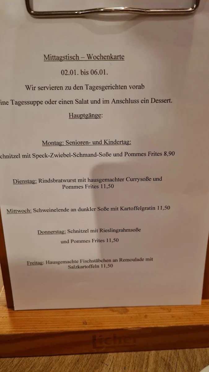 Speisekarte photo 3