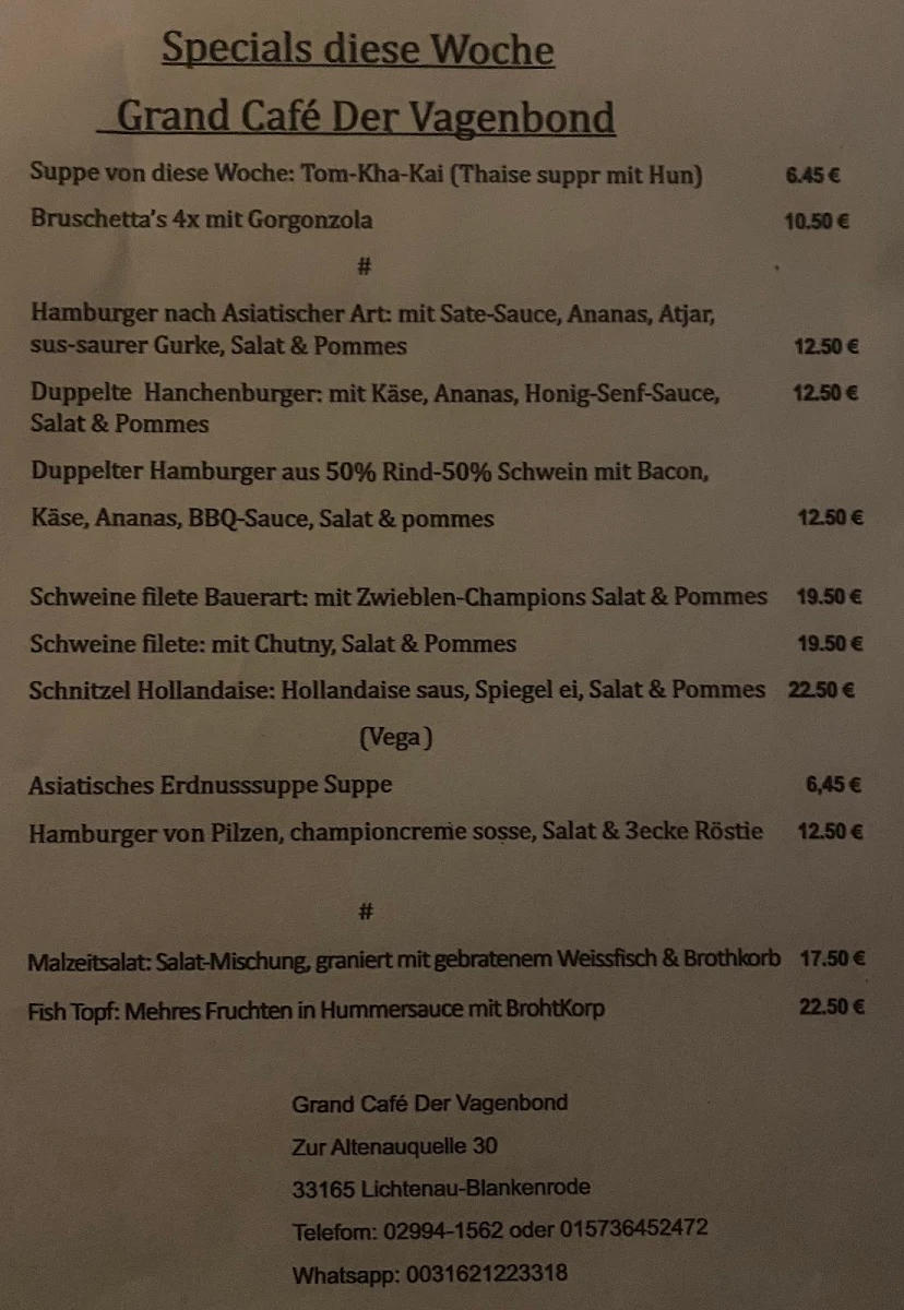 Speisekarte photo 2