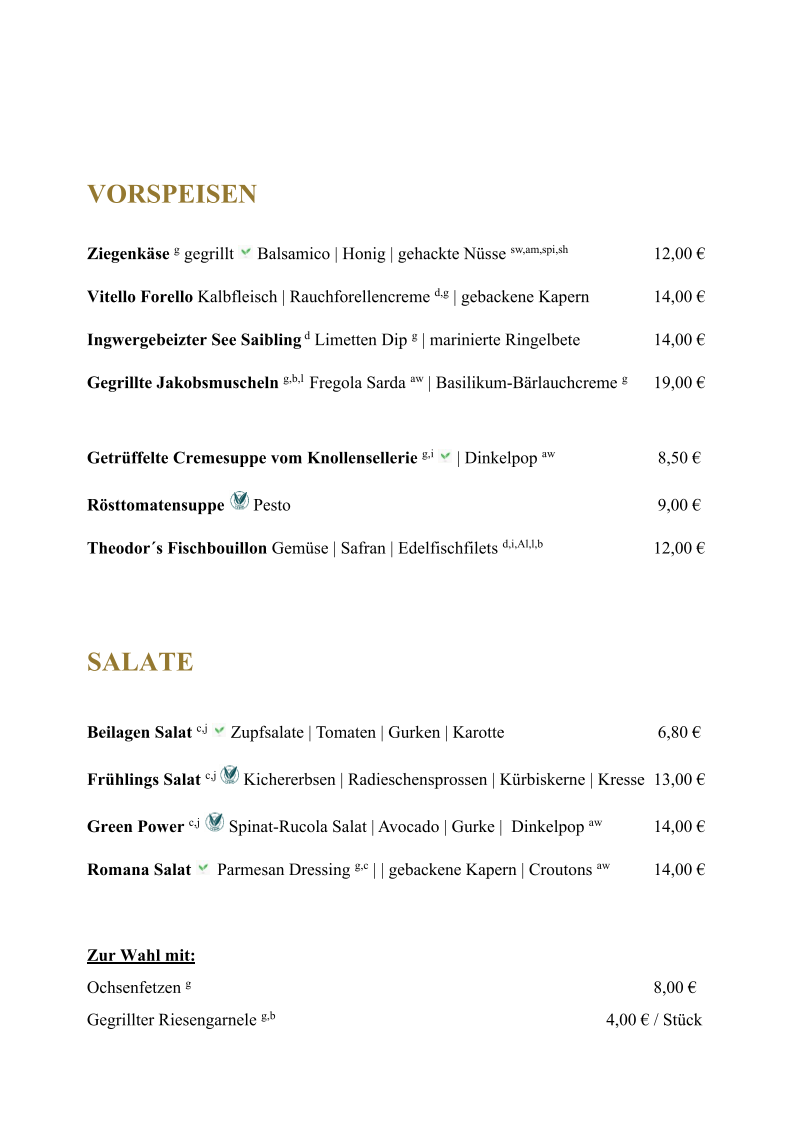 Speisekarte photo 5