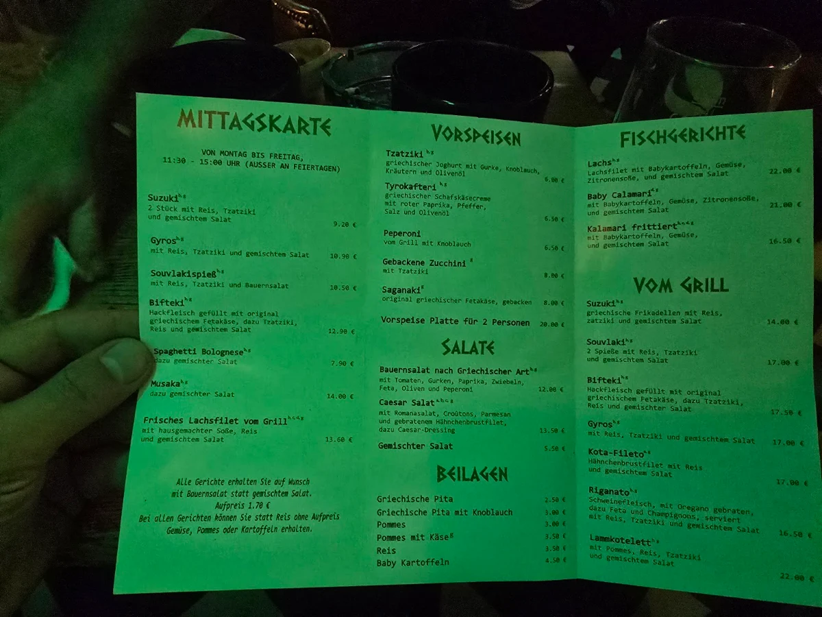 Speisekarte photo 8