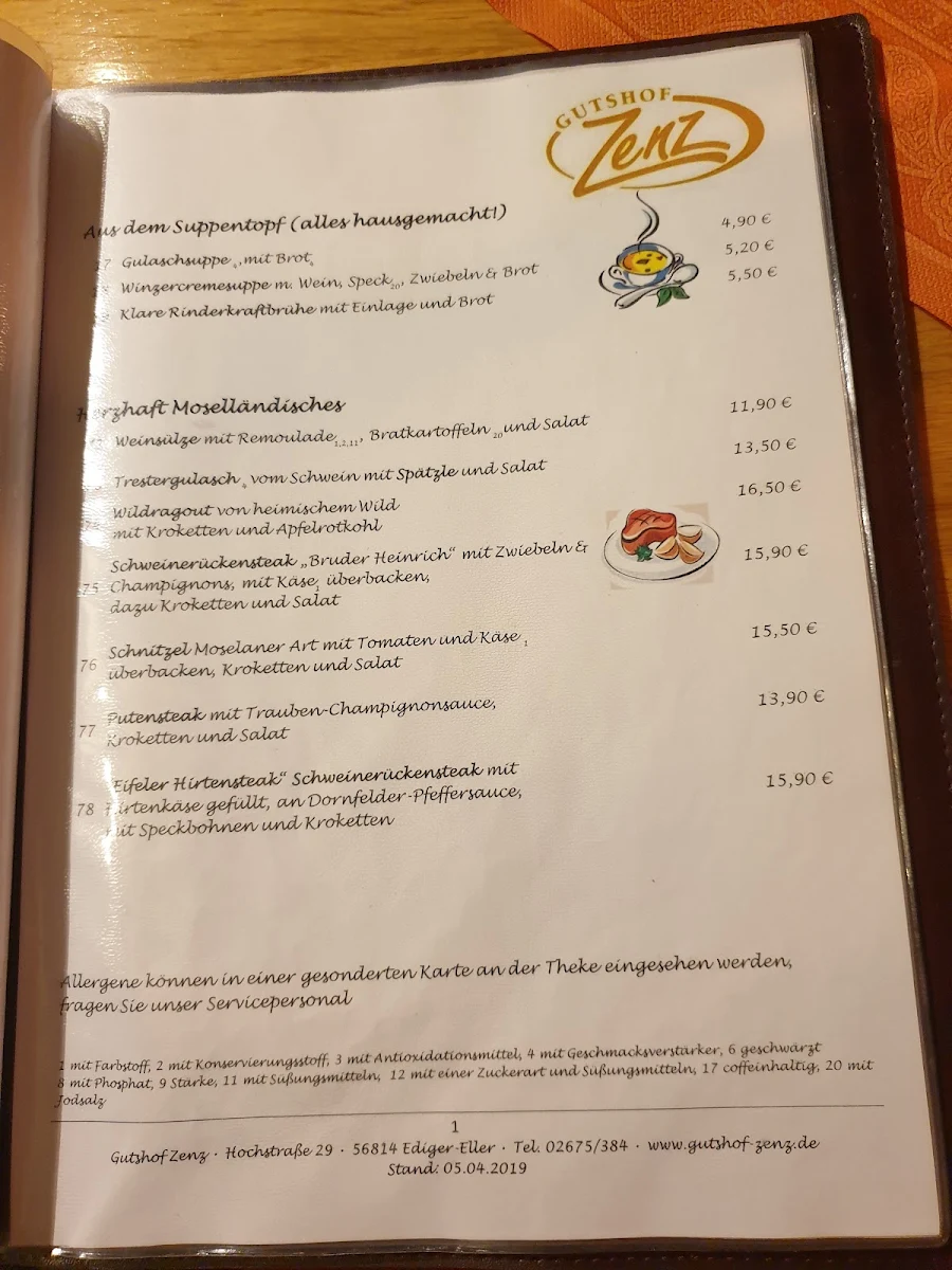 Speisekarte photo 3