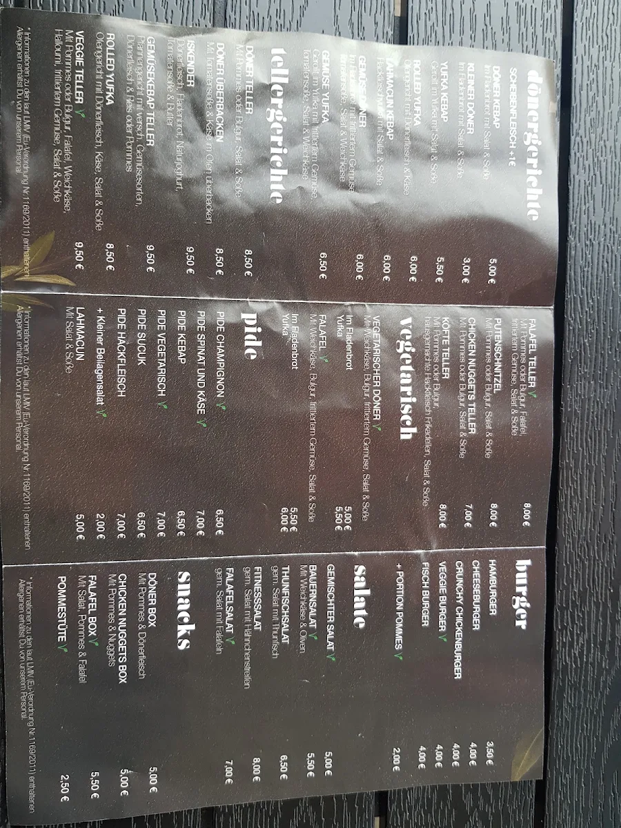 Speisekarte photo 3