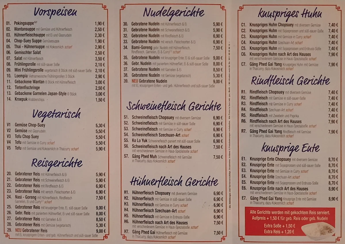Speisekarte photo 4