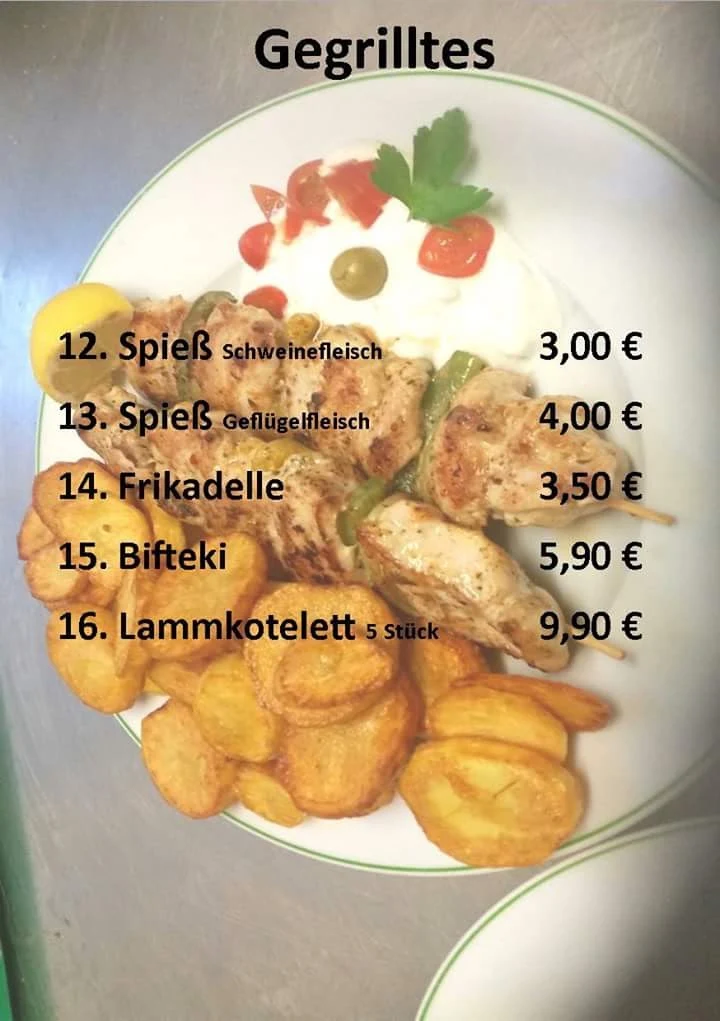 Speisekarte, Gaststätte / Piano Bar