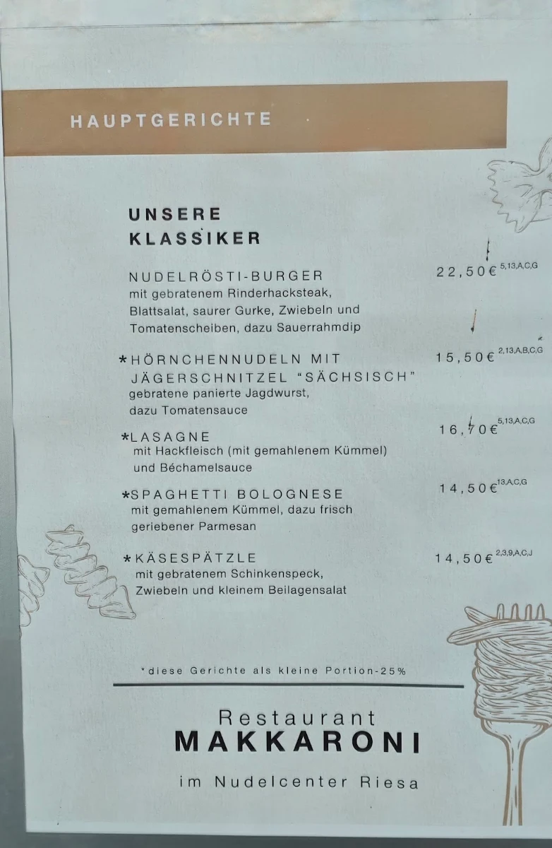 Speisekarte photo 1