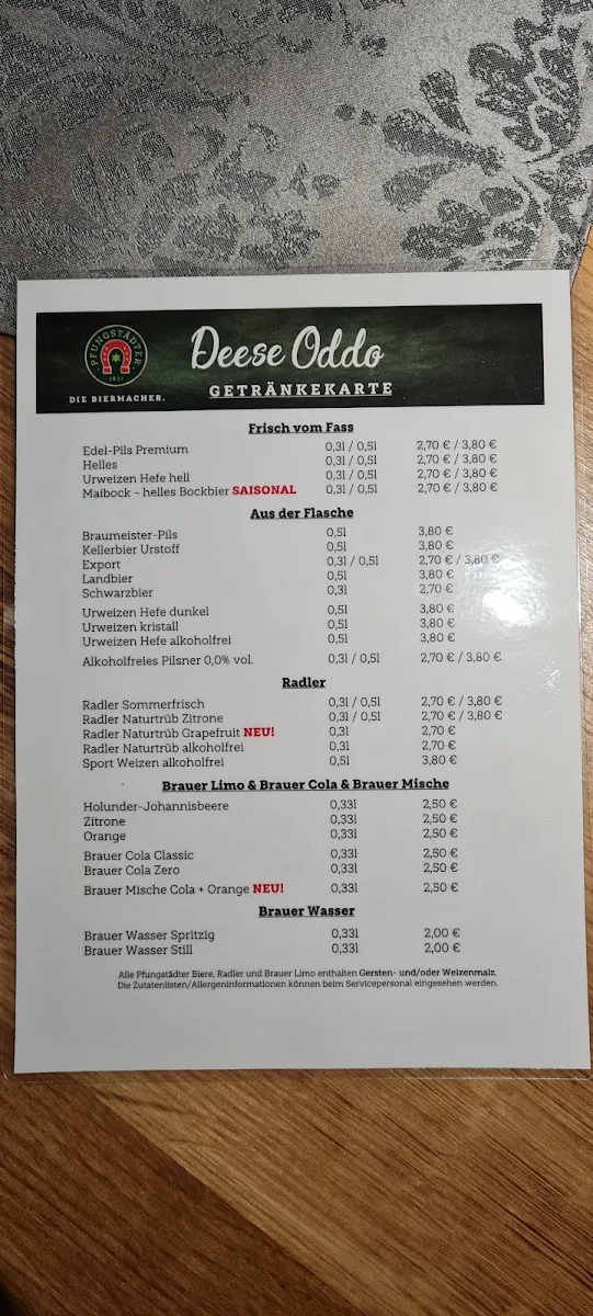 Speisekarte photo 3
