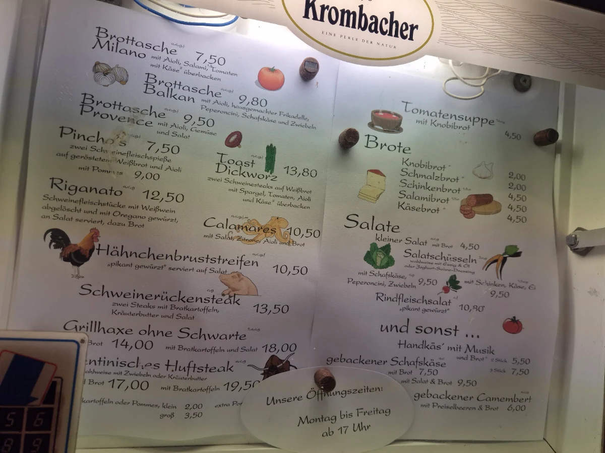 Speisekarte photo 6