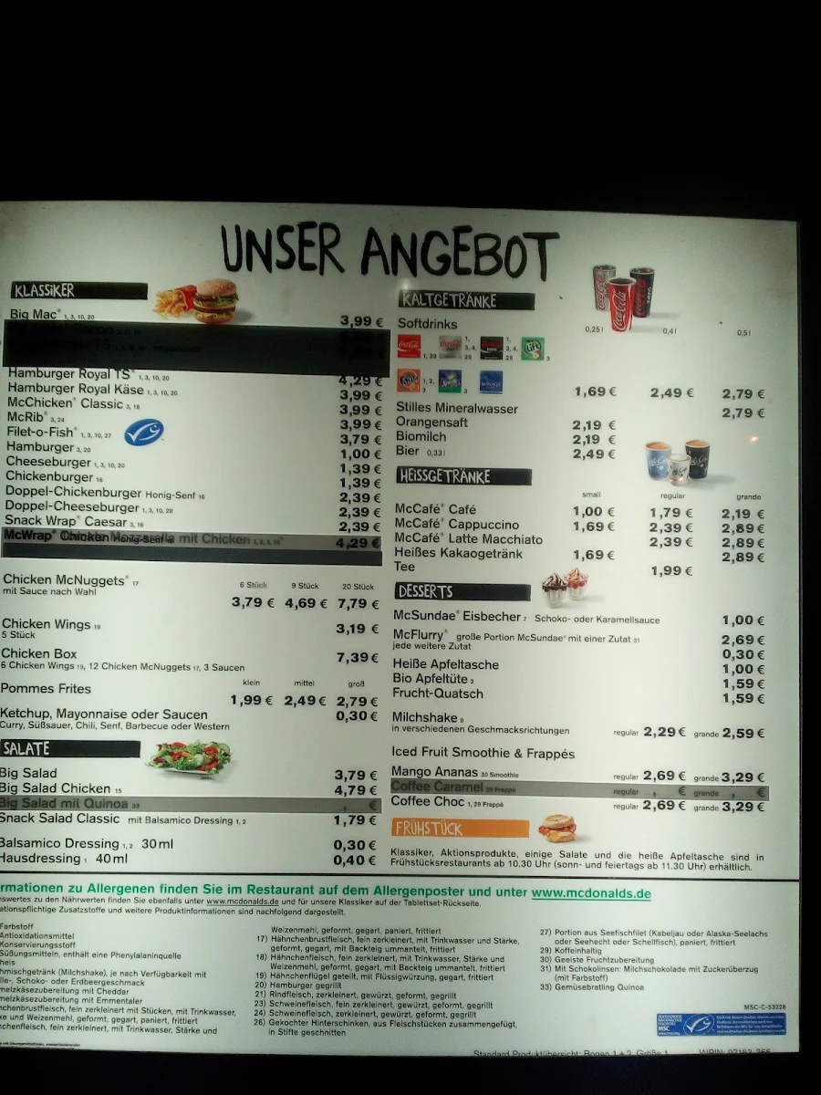 Speisekarte photo 1
