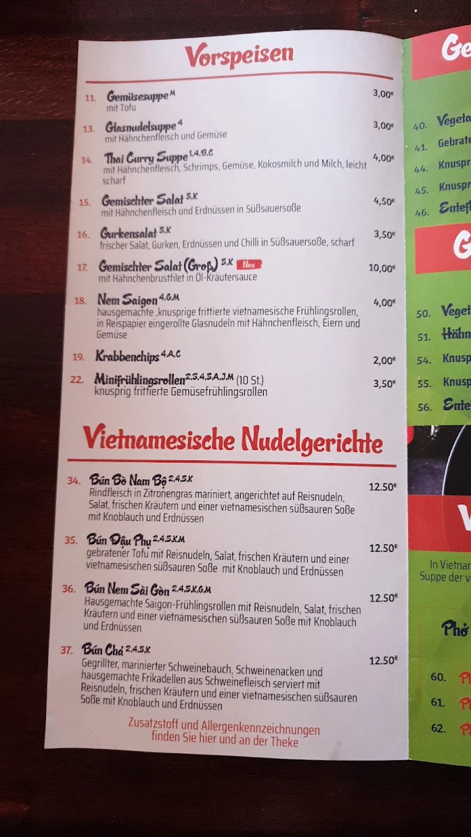 Speisekarte photo 5