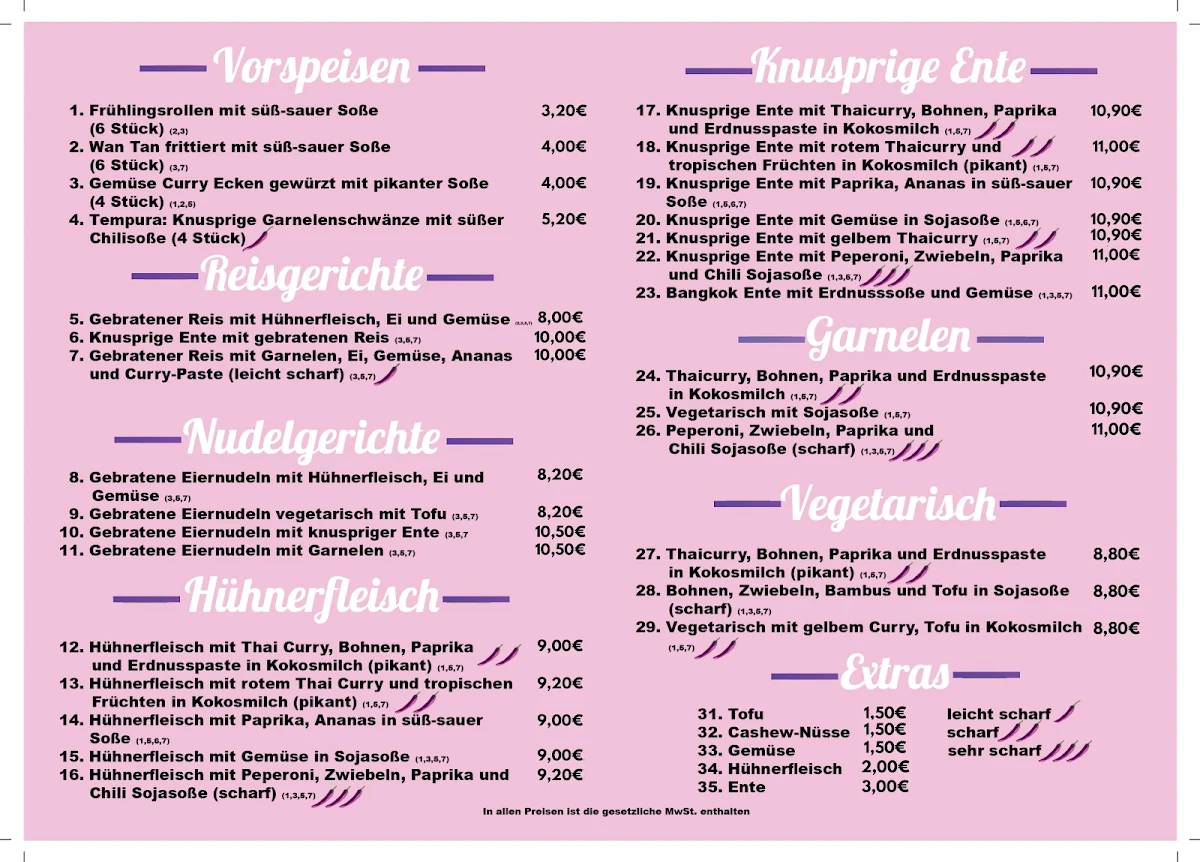 Speisekarte photo 1