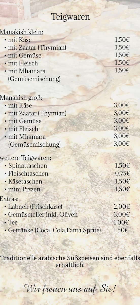 Speisekarte photo 1